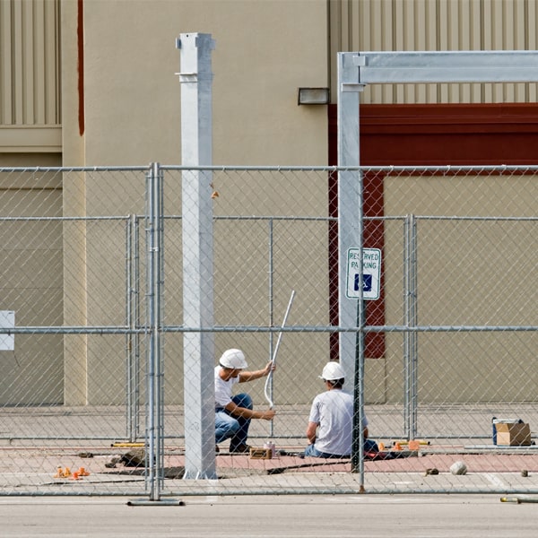 how much time can i rent the temporary fence for my building site or event in Tekonsha